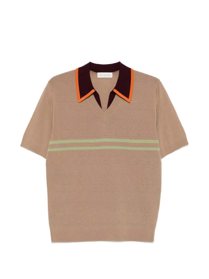Dries Van Noten POLO - Marrone | afa445cb21b945d9baf4aad90063e3537fd37155