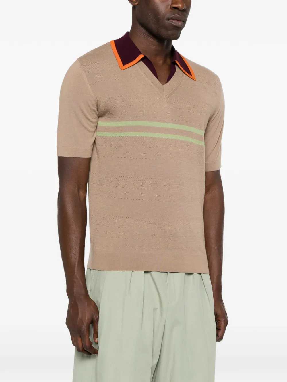 Dries Van Noten POLO - Marrone | 33216466f75865043d3a758b5caa4141663ab035