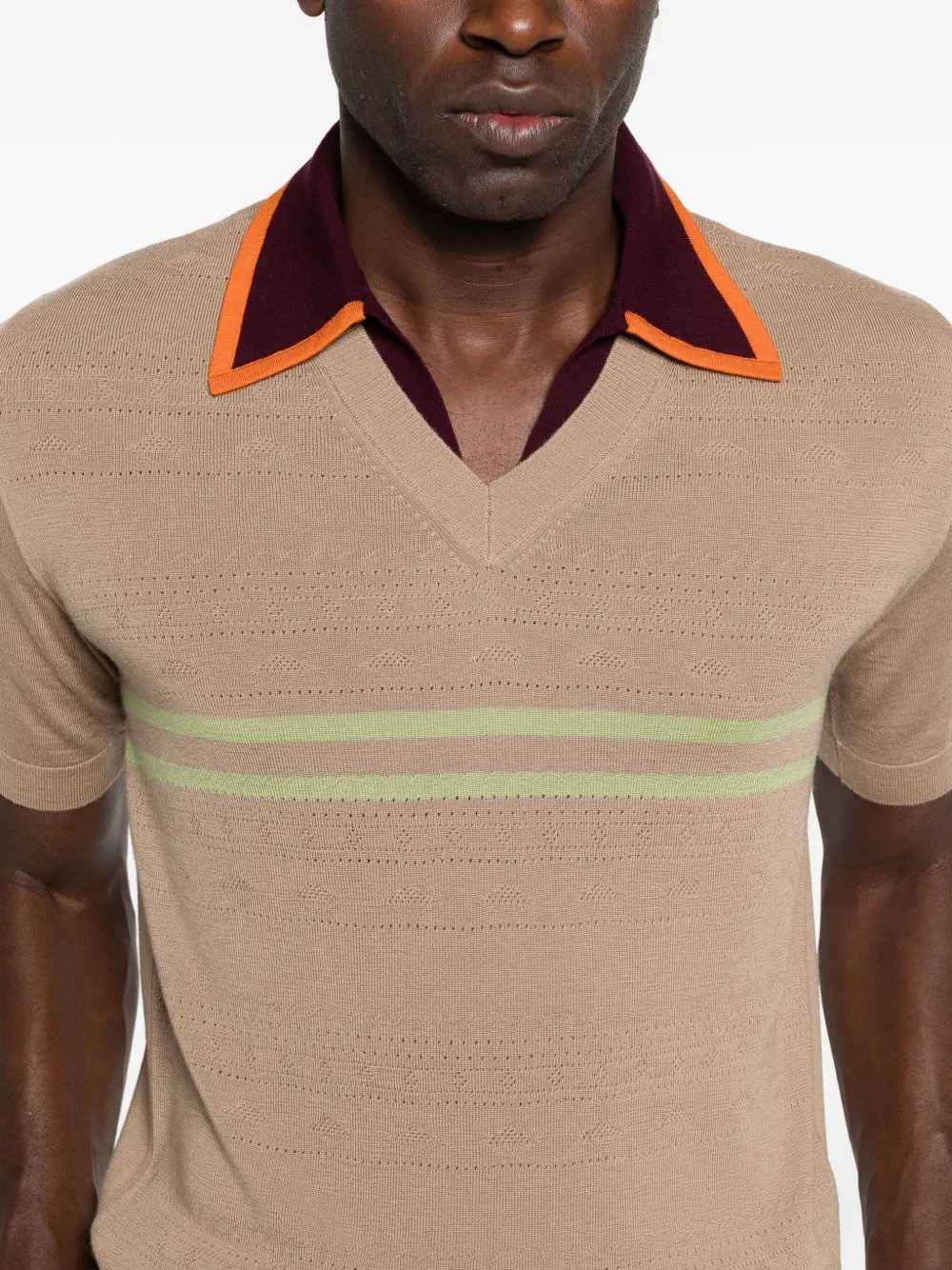 Dries Van Noten POLO - Marrone | 46d54ff3c902e2575e921007f910e20e21320653