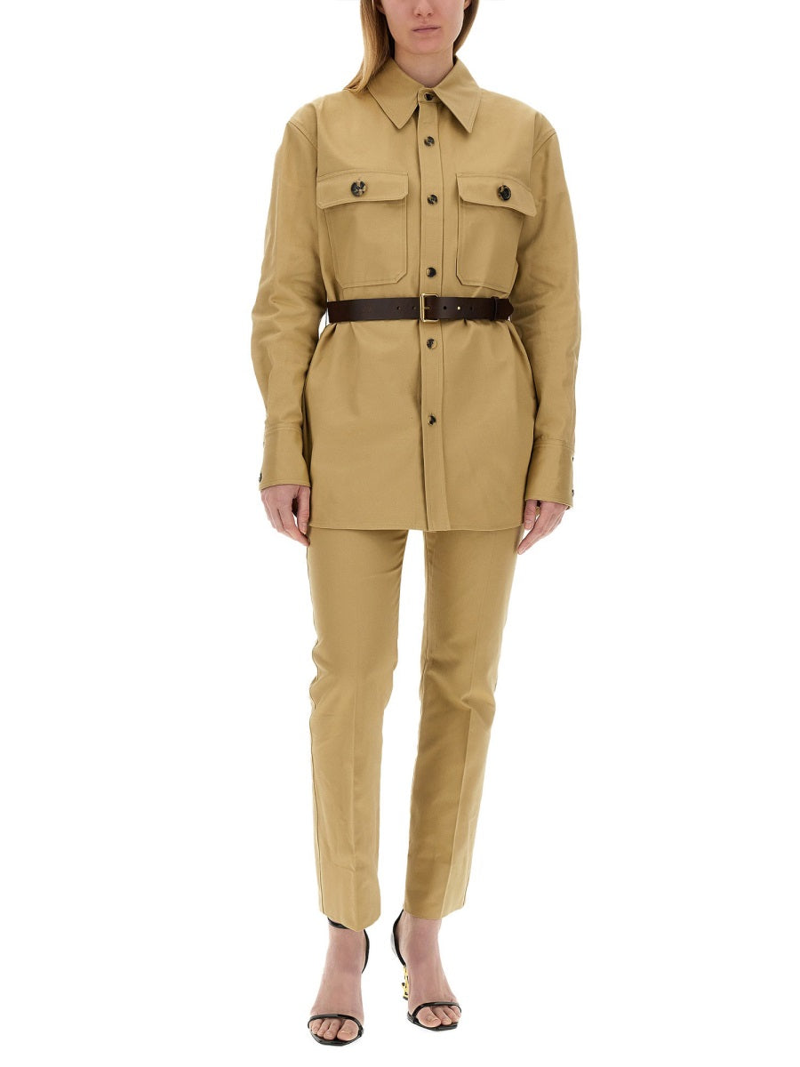 Saint Laurent Pantaloni - Beige | 3a251aa4d211cc9e4437700cfc718bdeabf7f887