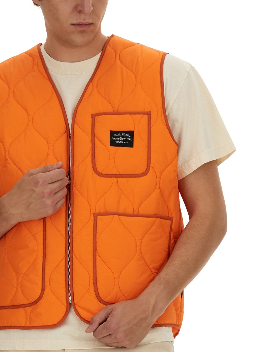 Awake NY Gilet - Arancione | Wanan Luxury