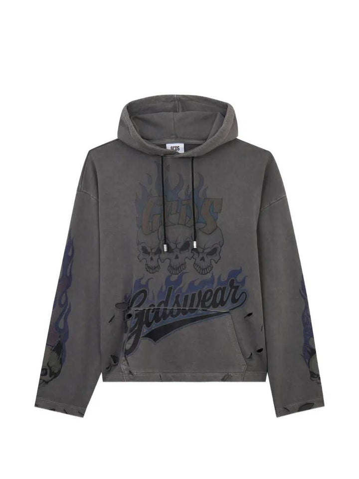 Gcds SWEATSHIRT - Grey | af685b2789b6ea4bab7da0f3543df9c3c921d171