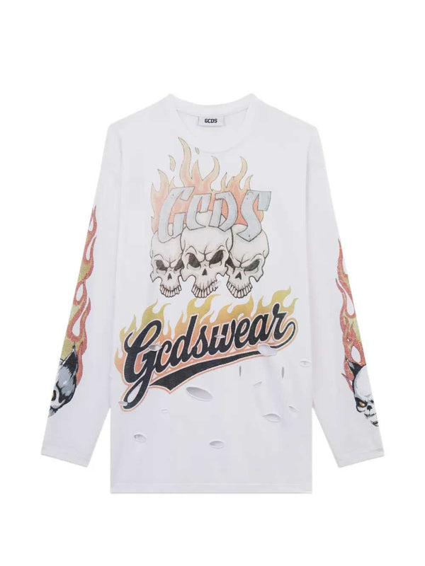 T-Shirt A Maniche Lunghe