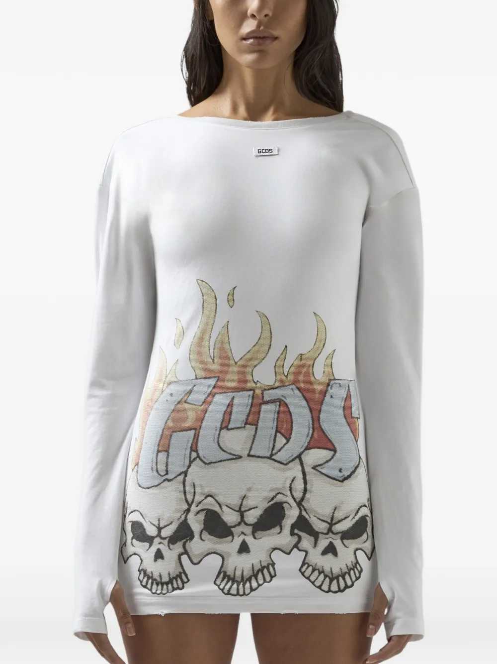 Gcds DRESS - Bianco | aecfcd13a2463789c32d16b317e365dc430ecbca