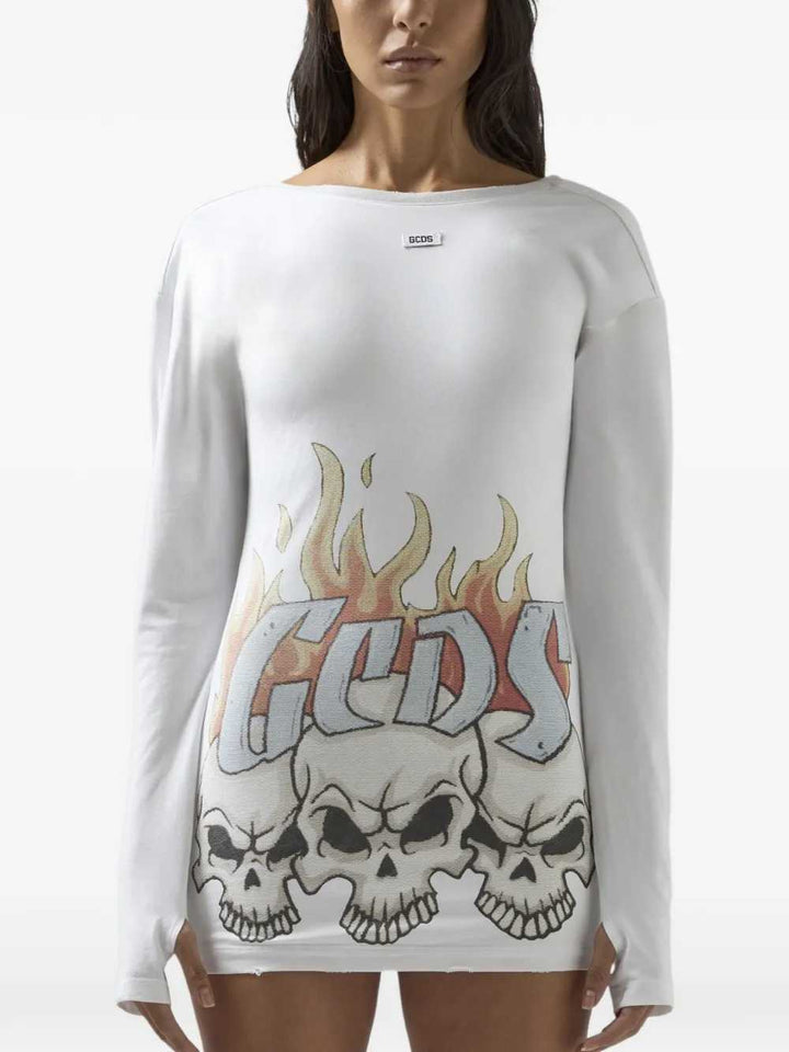 Gcds DRESS - Bianco | aecfcd13a2463789c32d16b317e365dc430ecbca