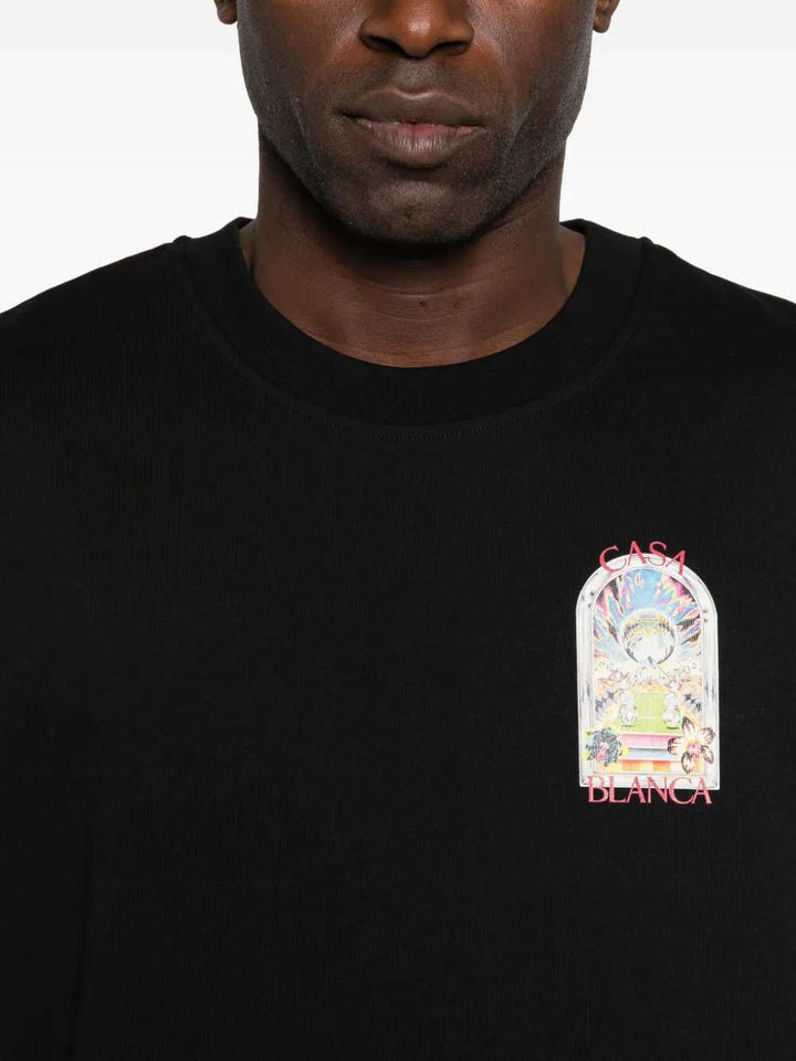 Casablanca TSHIRT - Nero | 088b25fe1c62e652e875c2b5f5c97e8a051bdbf1