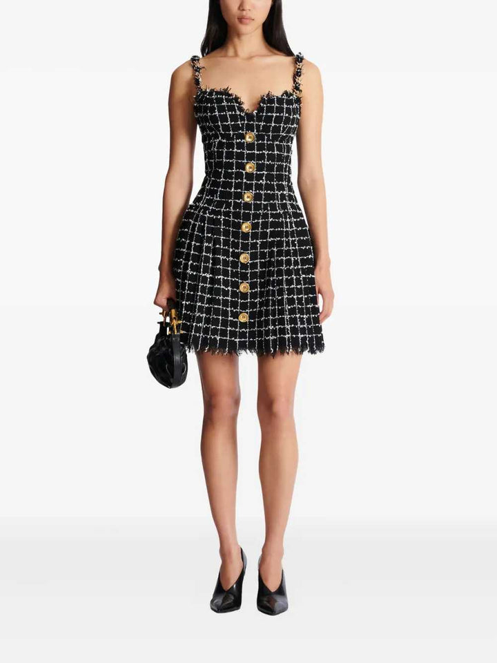 Balmain DRESS - Nero | db02529397f9b625598a39de13fab80717f1b473