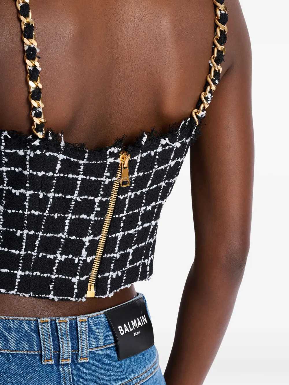 Balmain TOP - Nero | f6b1be36208511c4ff0fe8d88f0766261e7e656a