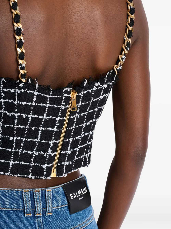 Balmain TOP - Nero | f6b1be36208511c4ff0fe8d88f0766261e7e656a