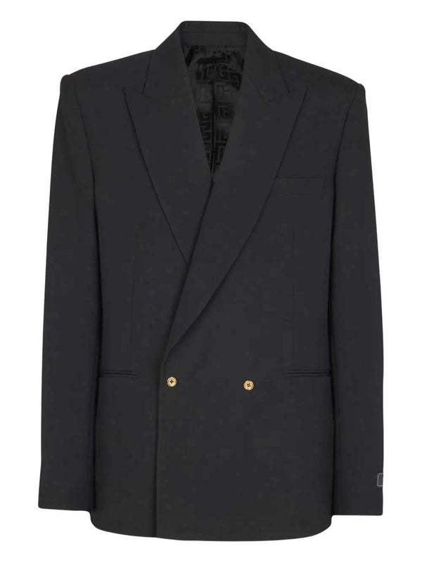 Blazer Doppiopetto In Lana