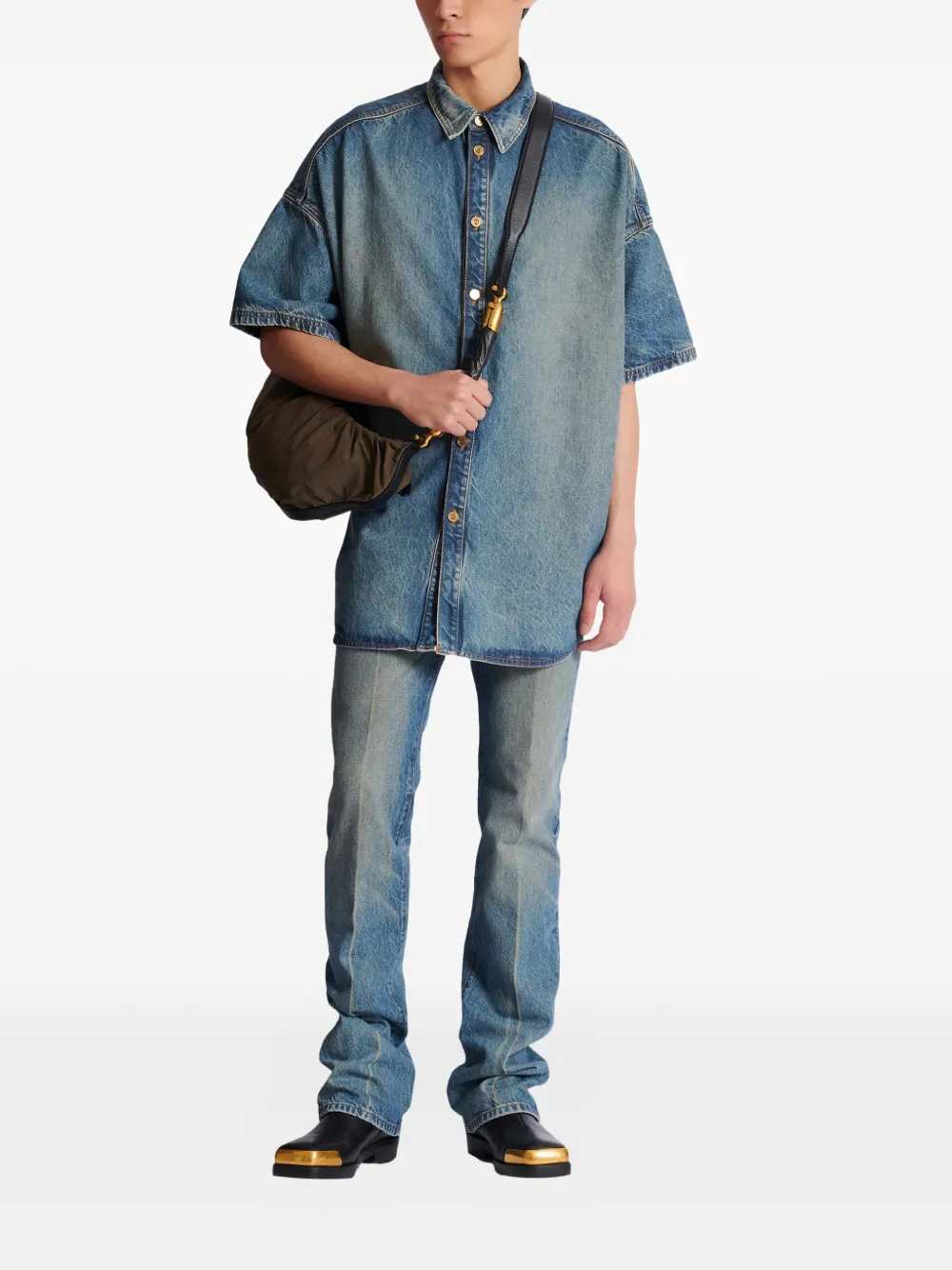 Balmain SHIRT - Blu | de8f6371e800df277fad5abd5b6c32ad703c25f2