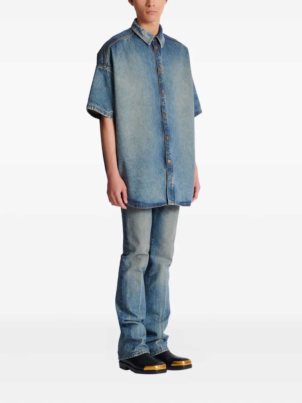 Balmain SHIRT - Blu | 1ca346b0165f825bdfe7b0c143444bbe319103de