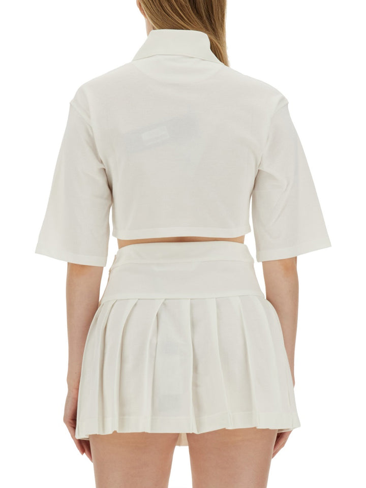 Palm Angels Polo - Bianco | Wanan Luxury