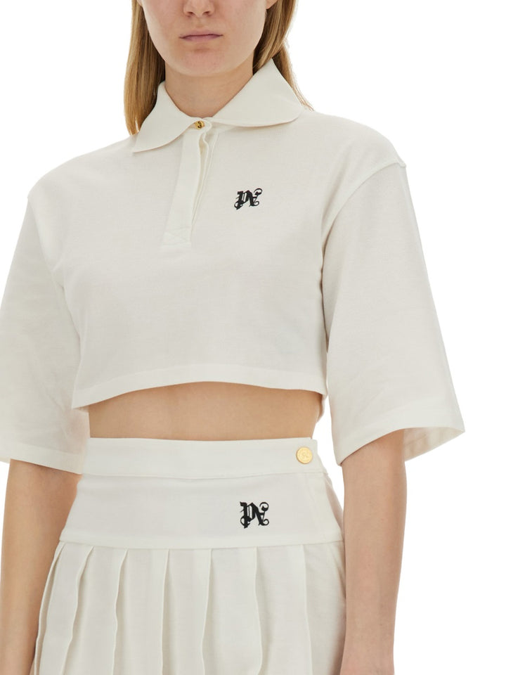 Palm Angels Polo - Bianco | Wanan Luxury