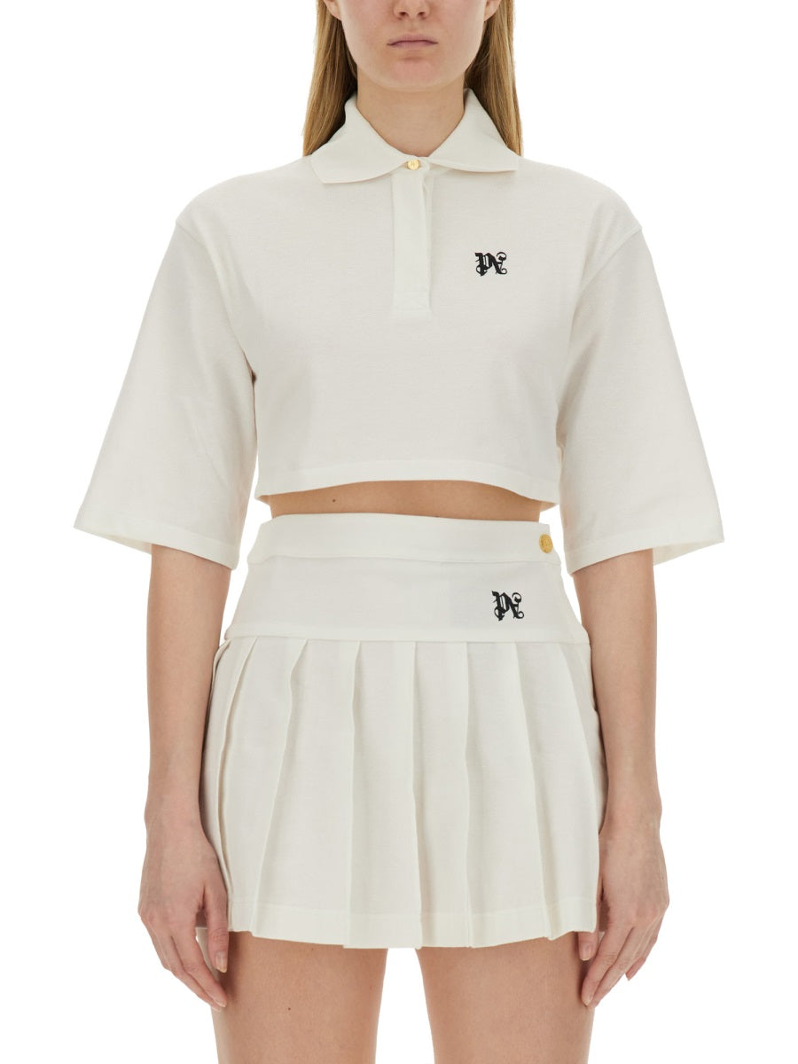 Palm Angels Polo - Bianco | Wanan Luxury