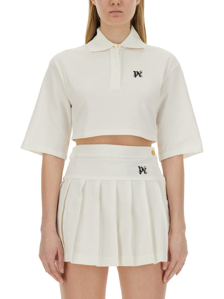 Palm Angels Polo - Bianco | Wanan Luxury