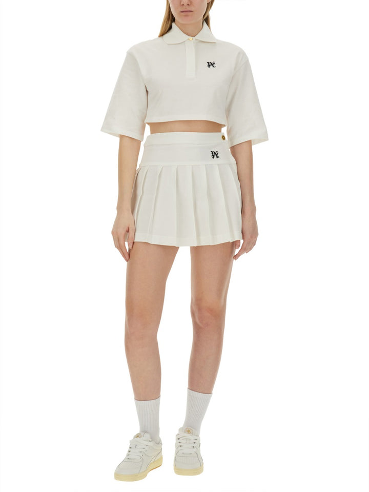 Palm Angels Polo - Bianco | Wanan Luxury