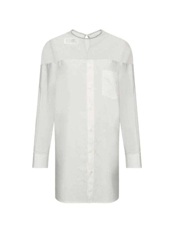 Mm6 Maison Margiela TOP - Bianco | c80f1e007478d49812dbf2ea544b726252fbd982