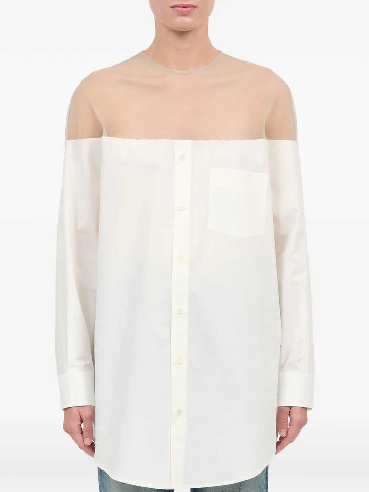 Mm6 Maison Margiela TOP - Bianco | 98b035507fb539d391dc92b37f21daed621037af