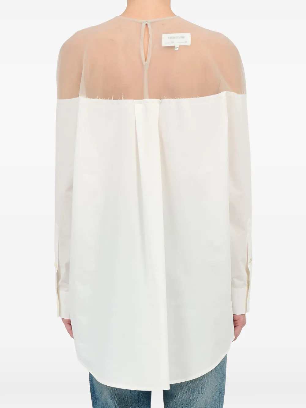 Mm6 Maison Margiela TOP - Bianco | 03b6b18bf1317fbe62c9cbdfb20c78b2193fb104