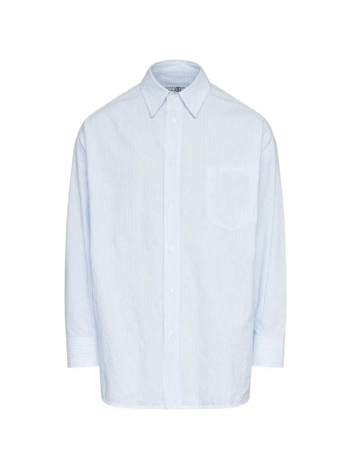 Mm6 Maison Margiela SHIRT - Blu | a8e25d6283e5a3a775b65f7205570cc5d1d7418a