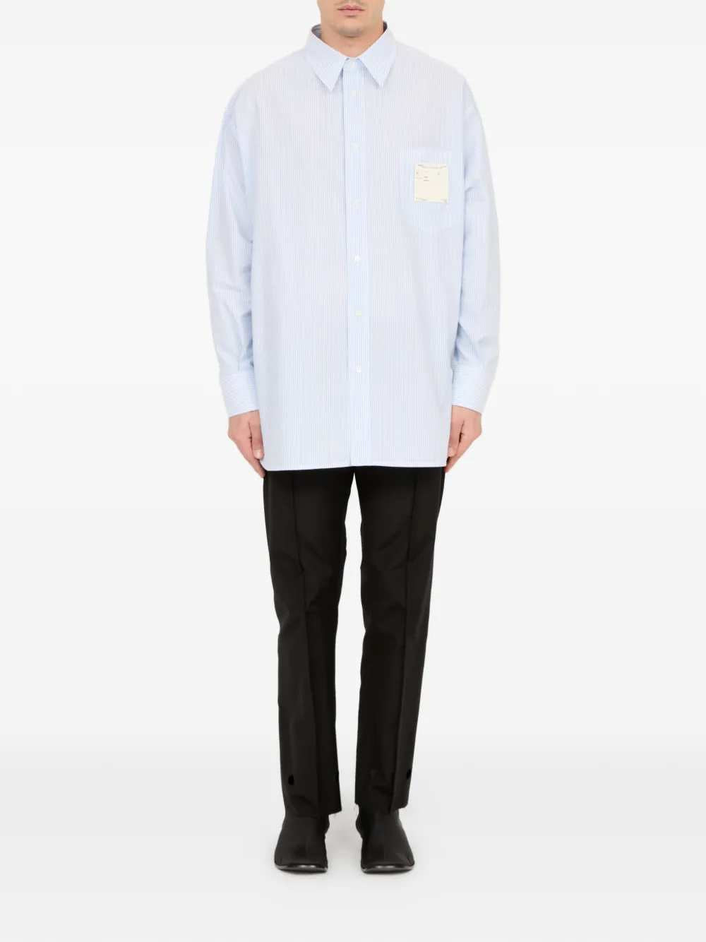 Mm6 Maison Margiela SHIRT - Blu | 6de626a7274c93d919ca24a7913fbf63a7b26325