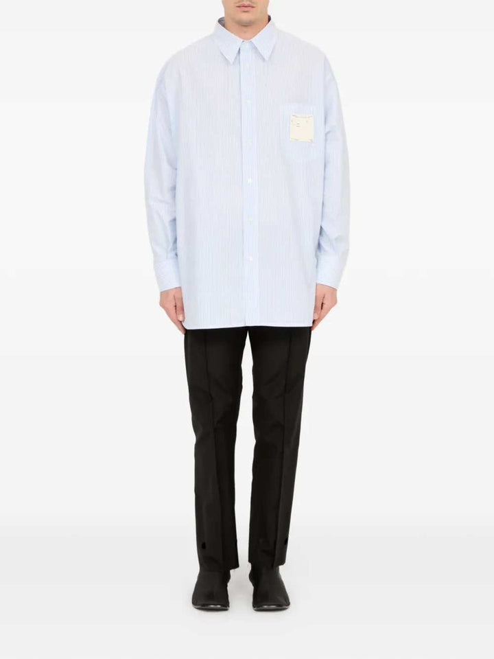 Mm6 Maison Margiela SHIRT - Blu | 6de626a7274c93d919ca24a7913fbf63a7b26325
