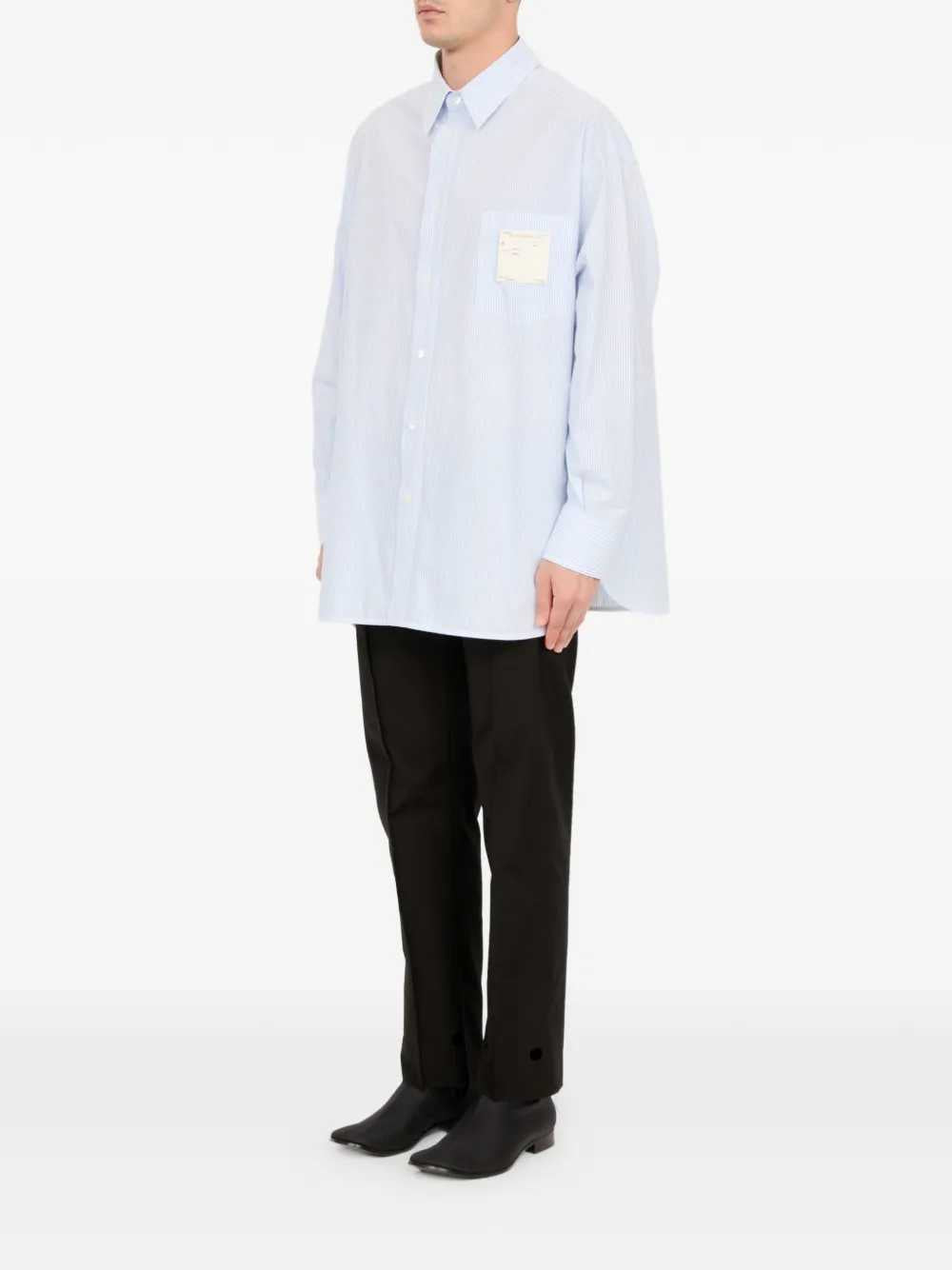 Mm6 Maison Margiela SHIRT - Blu | d956092e82cf5f28cf93250e2c1d7eb7c787fcc2
