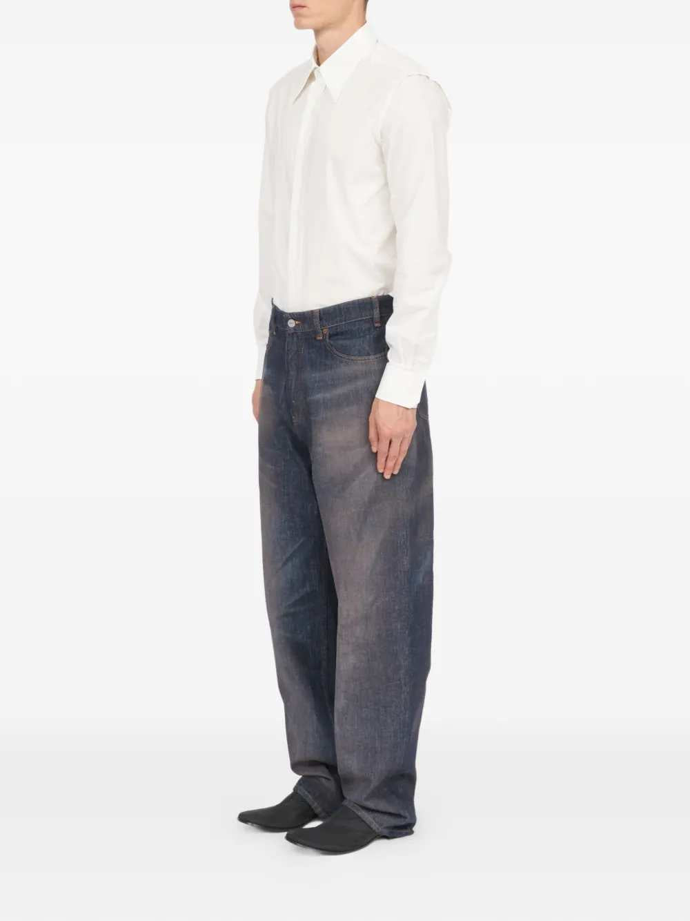 Mm6 Maison Margiela JEANS - Blu | 09b8e5d800e9e0aadeb62b9cd405e6134afa0d3d
