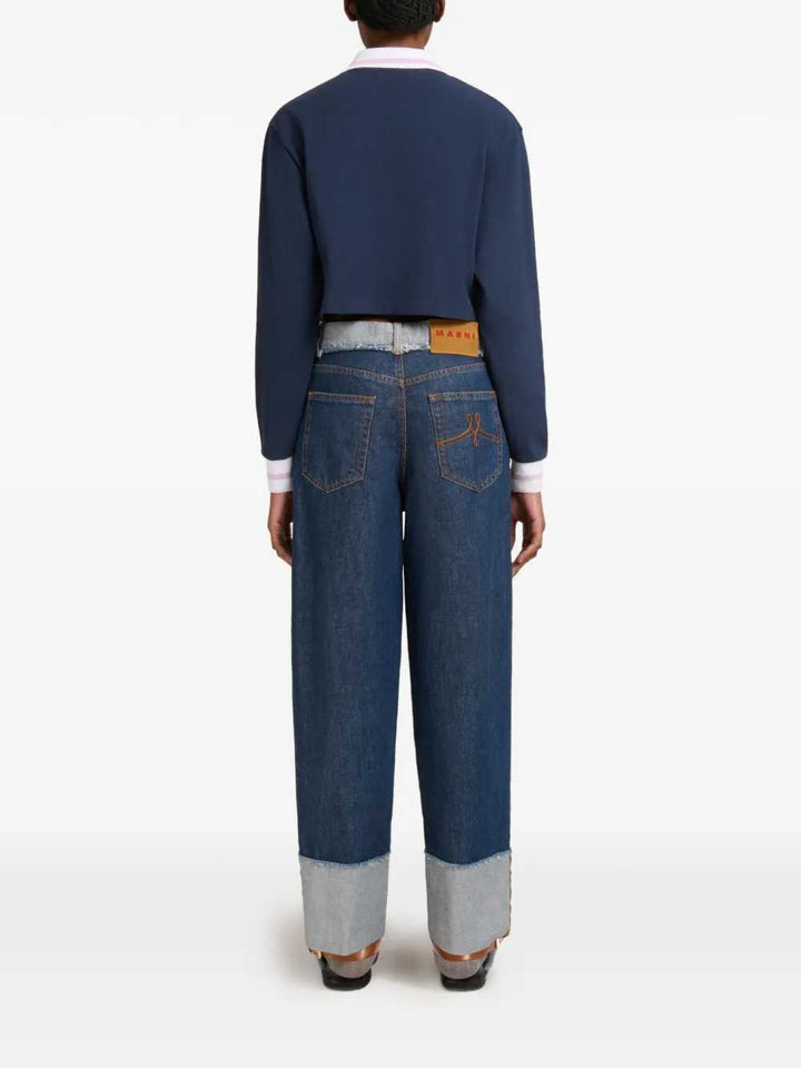 Marni PANTS - Blu | d21491f92625023cda968e2e37586e997da15b21