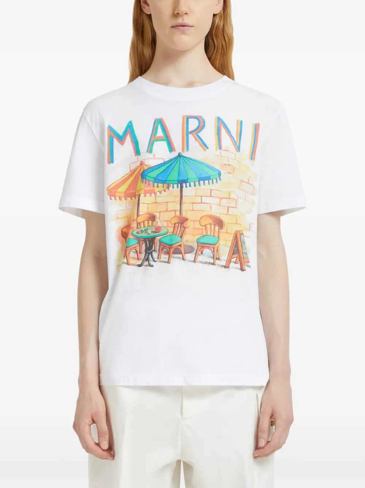 Marni TSHIRT - Bianco | 02be9341d2a765c2cb943650df878d63710ce1ec