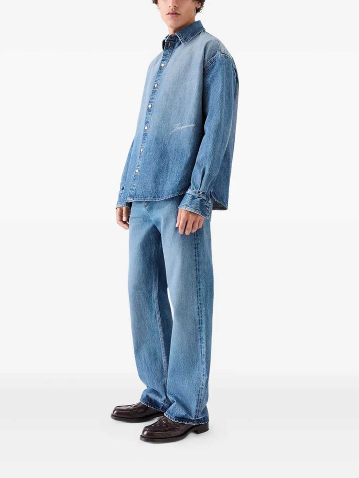 Jacquemus Shirts - Blu | 419080f99aca20a9180373e67e4986cb66492b02