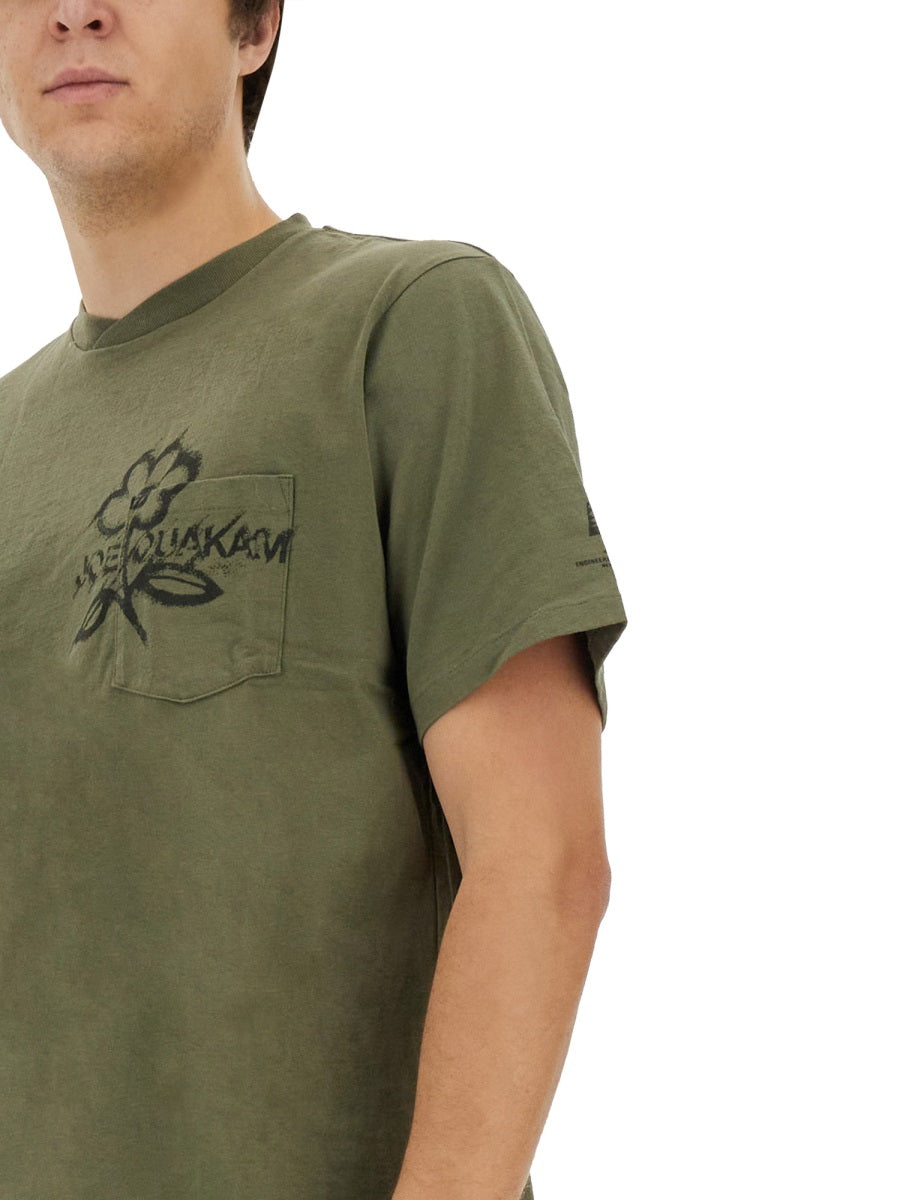 Engineered Garments T shirt - Verde | Wanan Luxury