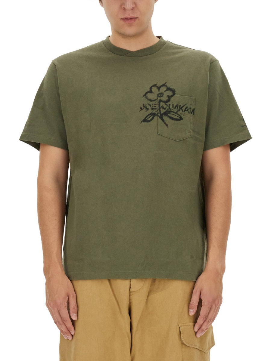 Engineered Garments T shirt - Verde | Wanan Luxury