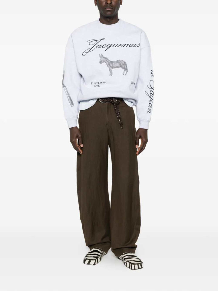 Jacquemus SWEATSHIRT - Grey | cc89d0e3258354fc87adced39dac1bfd041473c8