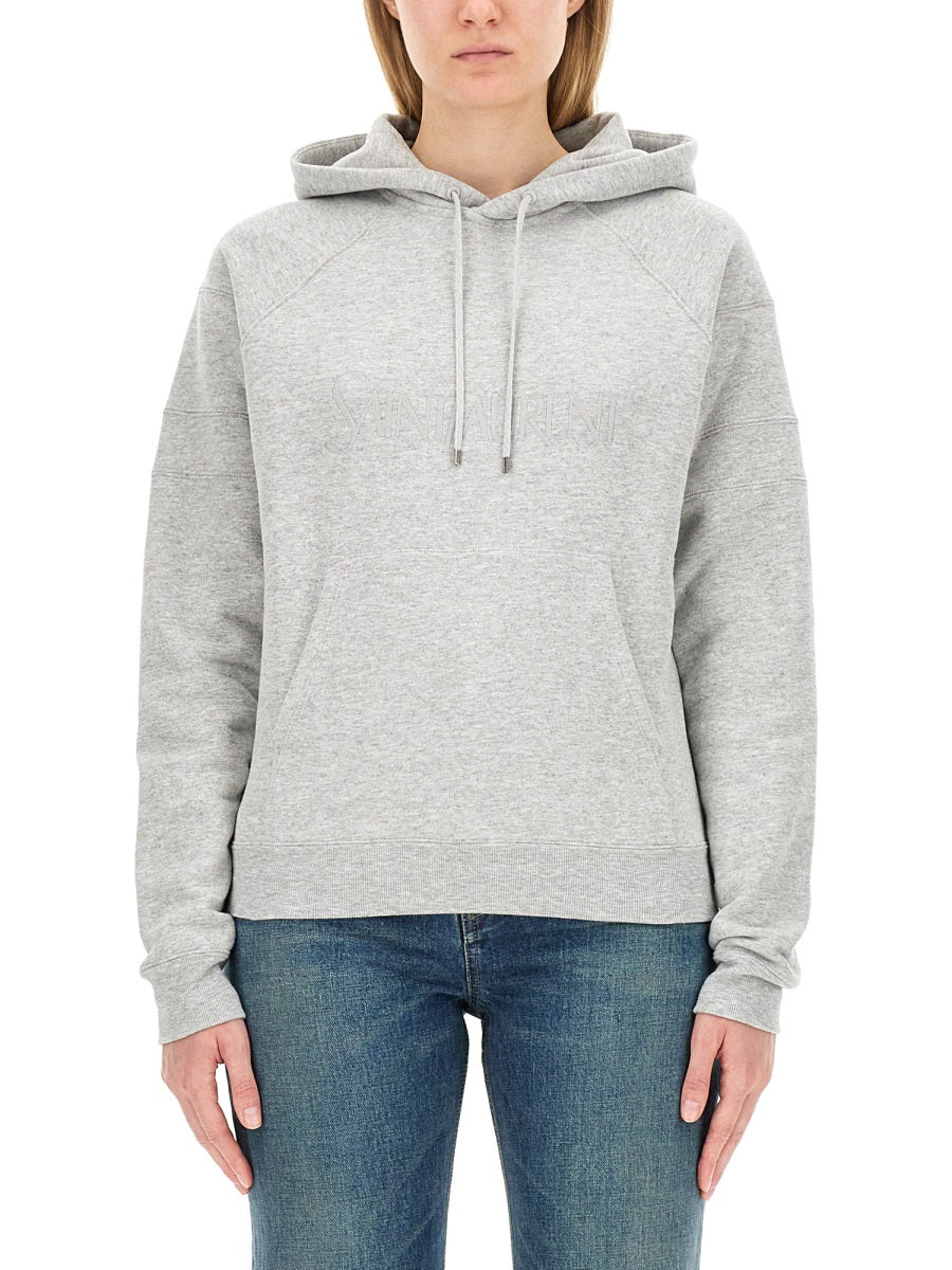 Saint Laurent Felpe - Grey | b7adf7663875cf8ba3c7250b963a452da4bd9814