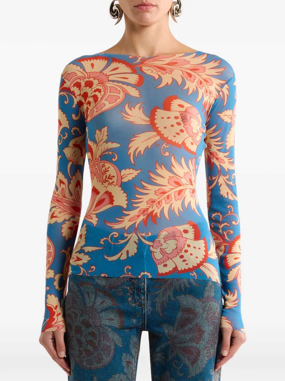 Etro TOP - Blu | 7446c5f4f8478eb77820789c6948c24f04bd1bc7