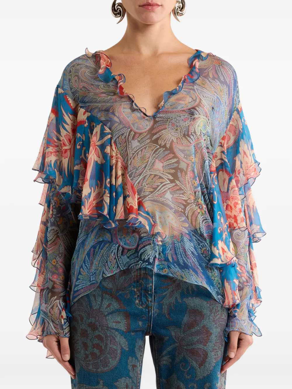 Etro TOP - Blu | eba618745f5a158d7fcdcc4a377db8c24b0120b0