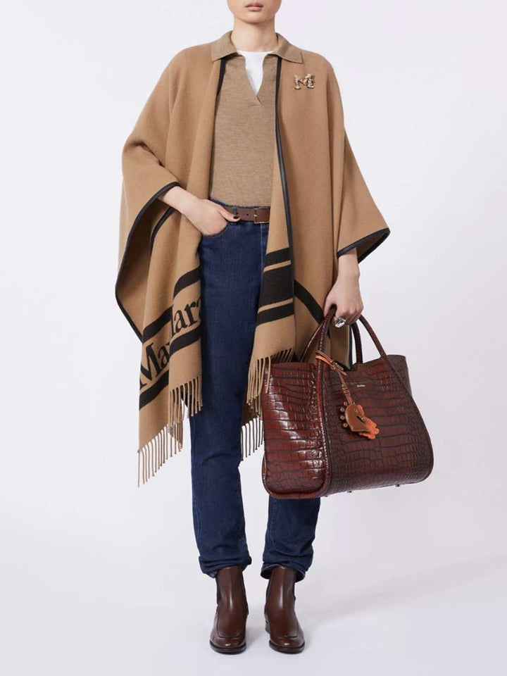 Max Mara FOULARD - Marrone | 8b8c02d0118c1a81c9584b2b4396de4b4a7fa401