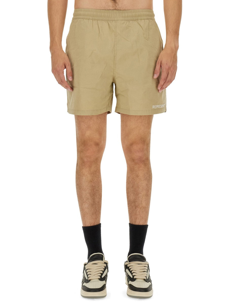 Represent Shorts - Beige | 904baeeddec148a8bd56a0186bf6aa4bbd69260b
