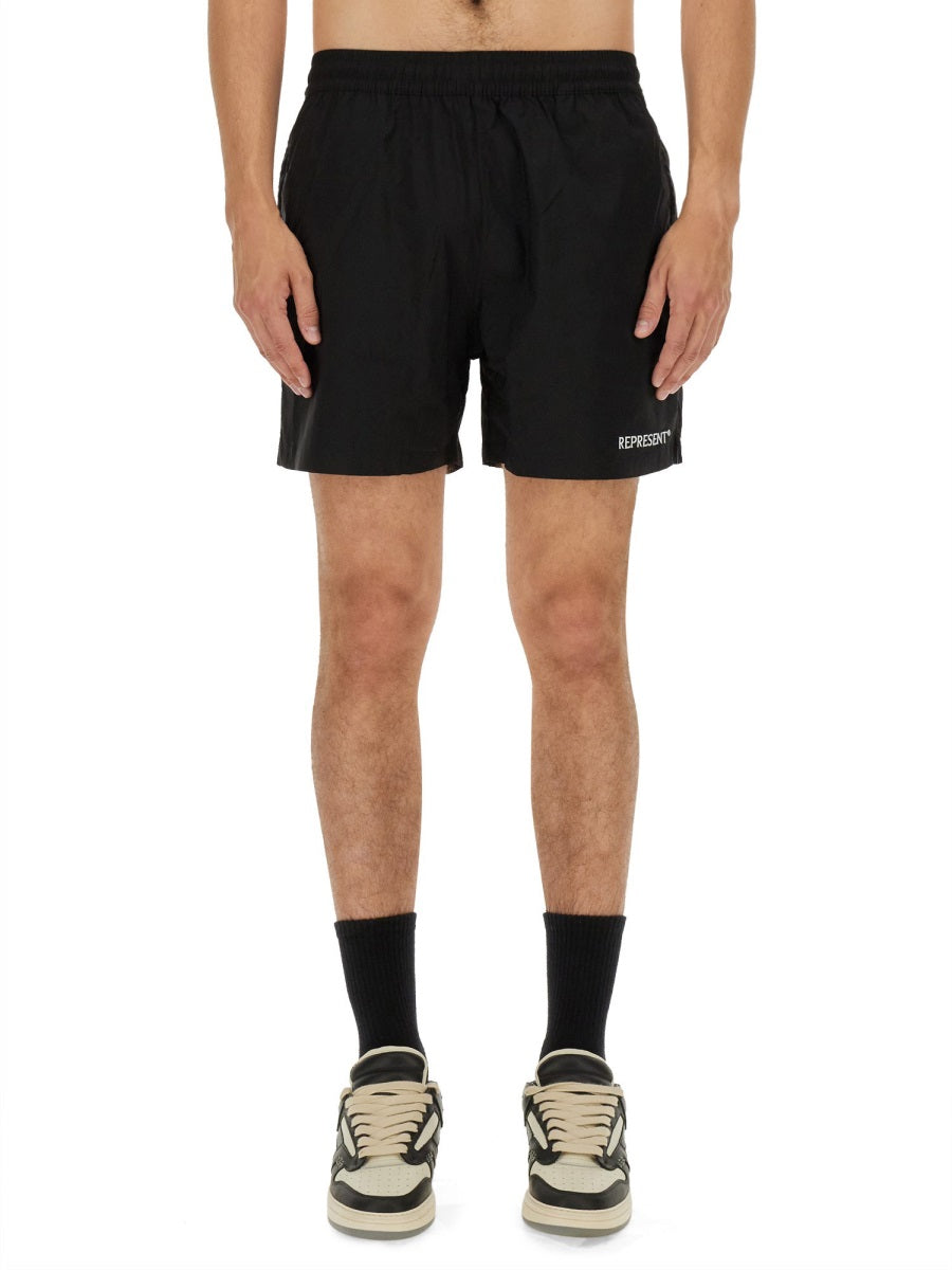 Represent Shorts - Nero | Wanan Luxury
