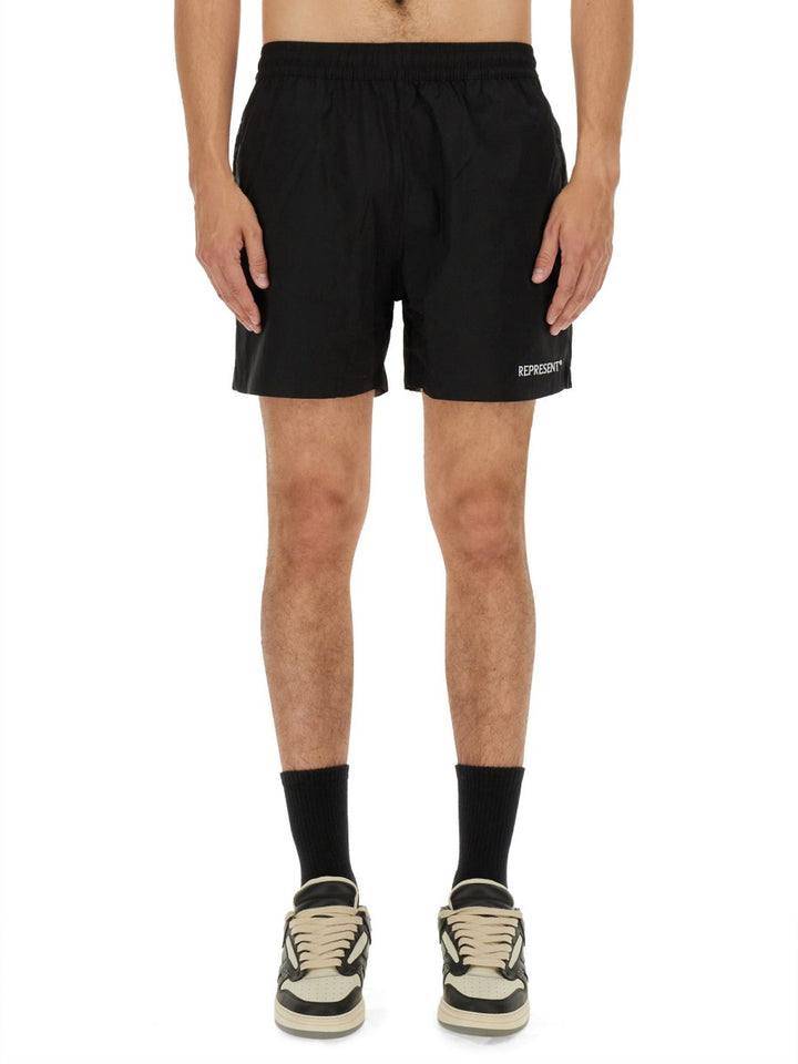 Represent Shorts - Nero | Wanan Luxury
