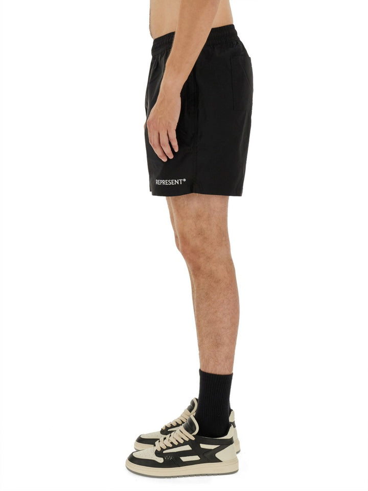 Represent Shorts - Nero | Wanan Luxury