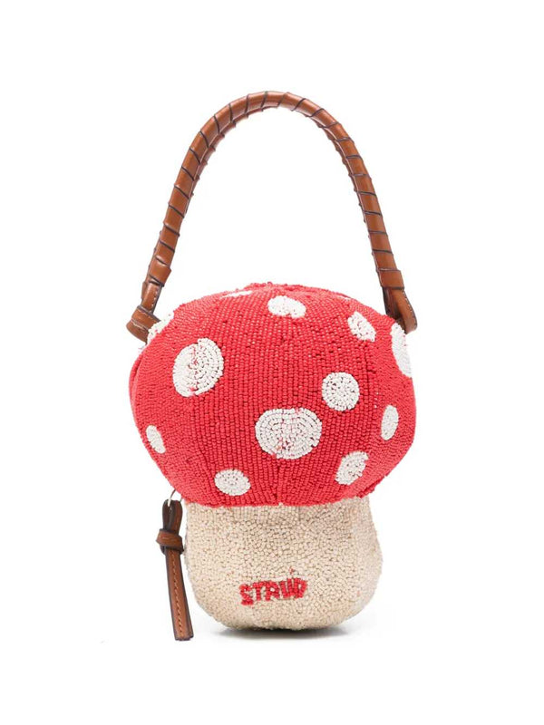 Borsa Tote A Pois A Forma Di Fungo