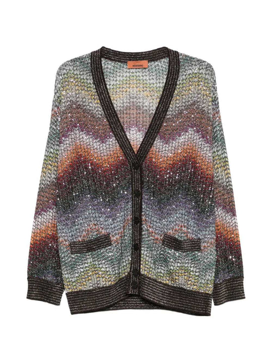 Cardigan Con Paillettes
