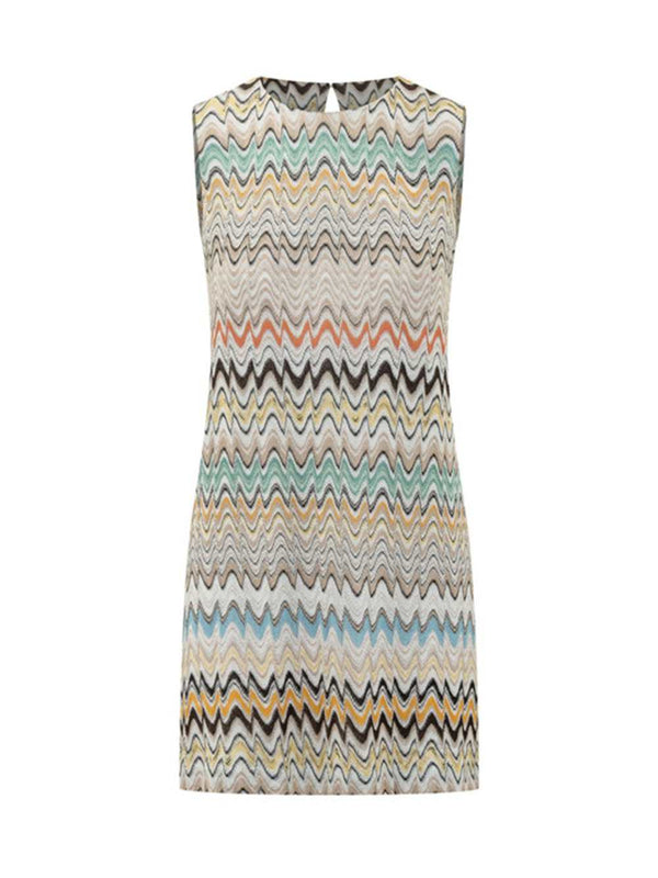 Abito Senza Maniche In Maglia A Zig-Zag Di Missoni