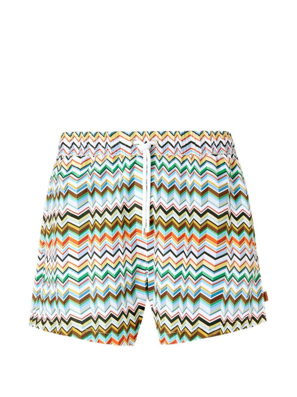 Costume Da Bagno Con Motivo A Zigzag
