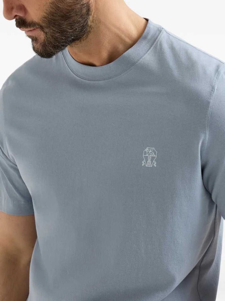 Brunello Cucinelli T-shirts - Blu | 4f53f96eb7e0cf25fa59ea809b7cf92abfbb6b8a