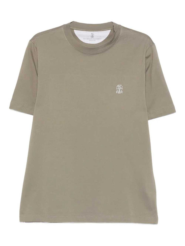 Brunello Cucinelli T-shirts - Verde | 5337d9a366cc3db7faefee1360dd03cbd29df81f