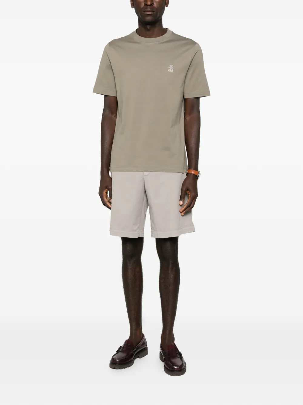 Brunello Cucinelli T-shirts - Verde | 45e6af619f808af620454e1aca9b613839fe585a
